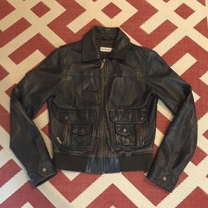 ben sherman leather jacket